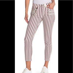 Weworewhat rocker stripe low rise jeans size 24, NWT
